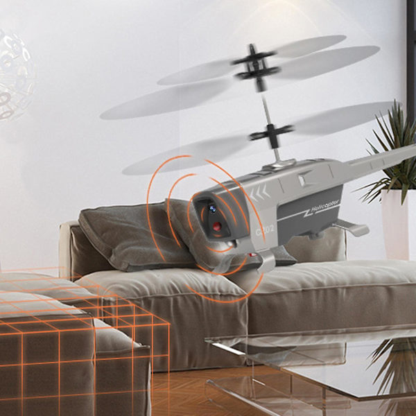 2023 Nya Flygplan Flygande Leksaker Rc Helikopter Pojkar Flickor 2.4g（2.5，Blå）