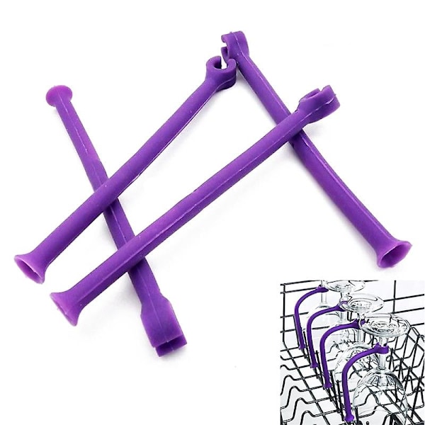 Stemware Saver Flexibel Diskmaskin 4 För Vinglas Glasvaror Fixerad