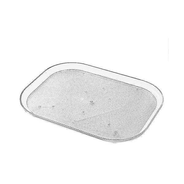 Kjøleskap Oppbevaringsbrett 360 Roterbar Antiskli Fryser Organizer Frukt Grønnsaker Oppbevaringsbeholder（Transparent）