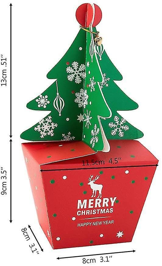 20 st 3d julgodisaskar Julgran presentpåsar