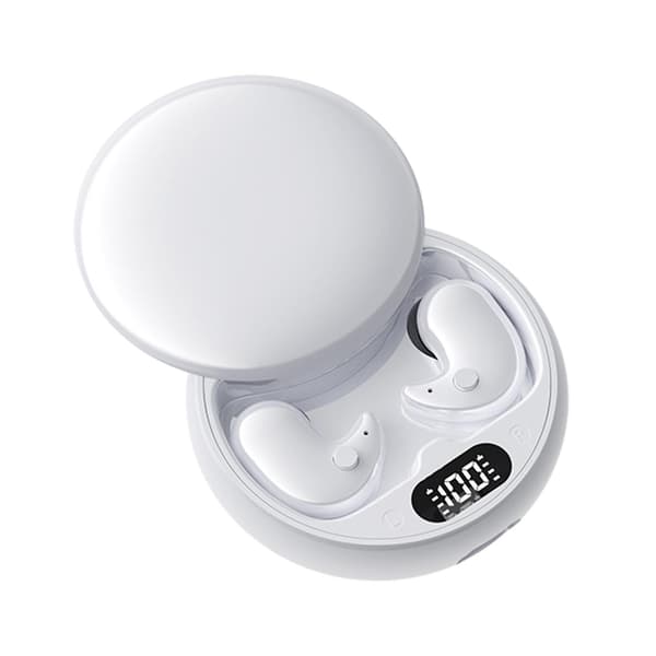 Smart Digital Trådlöst Bluetooth-headset In-Ear Brusreducerande Bluetooth-headset（Vit）