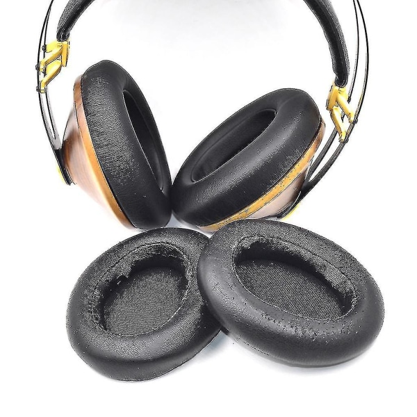 Brusreducerande öronkuddar för Meze 99 Classics, M99c-wg hörlurar tjock öronkudd 2x（gul）