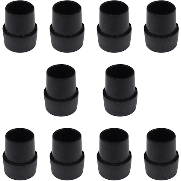 10 Pack Trampoline Leg Caps, Easy to Install Non-Slip Rubber Trampoline Accessories, Strong Latex Trampoline Accessories for 1" Round Legs -