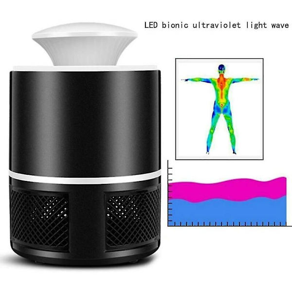 Myggdreper Insektfelle 5w Elektrisk LED Myggfelle Anti Mygglampe