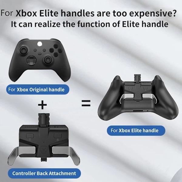 Kontroll bakre expander med 3,5 mm hörlursljudport för Xb One/Series SX (för Xbox Series)