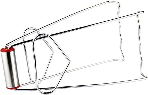 Skålholder i rustfrit stål, foldbar, 1 stk.