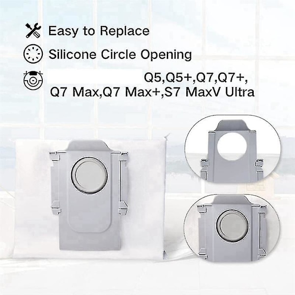 Støvpose reservedele til T8, G10s, Q7 Max, Q7 Max+, S7 Maxv Ultra robotstøvsuger Hy