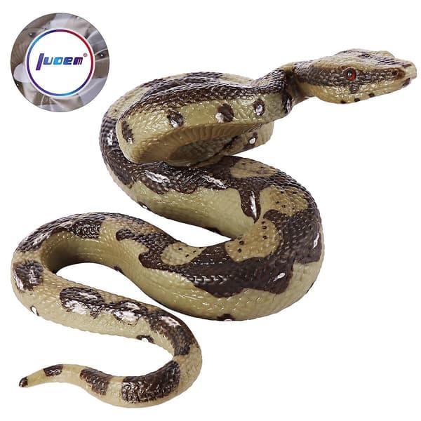 Luoem Hög simulering Python modell leksak Stor realistisk orm Halloween knepig skräck skämt läskig orm leksak (bild)