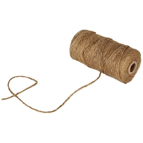 1 rulla juutinarua puutarhalankaa raskaan työn narua käsityön juutinarua luonnonlankaa puutarhalankaa (10000.00X0.03X0.03CM, kuten kuvassa näkyy)