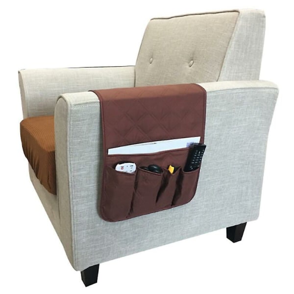 Fickförvaringsväskor Soffa Fåtölj Armstöd Caddy Multifickor Organizer Hållare Påse