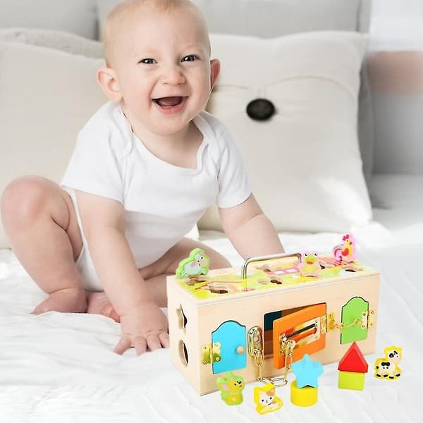 Barnpusselspel Box Roliga Djur Barn Present