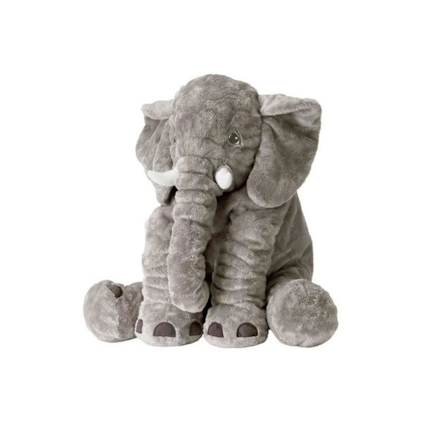 30/50cm kæmpe plys elefant bamse legetøj dukker gaver til pige dreng（Grå）