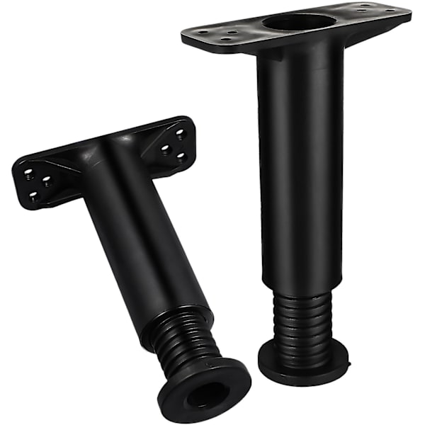 2 kappaletta sängyn keskitukijalkaa säädettävällä korkeudella sängynrunkopidikkeet (säädettävä alue 5,11 - 8,66 tuumaa) (13,00X10,00X4,00CM, musta)