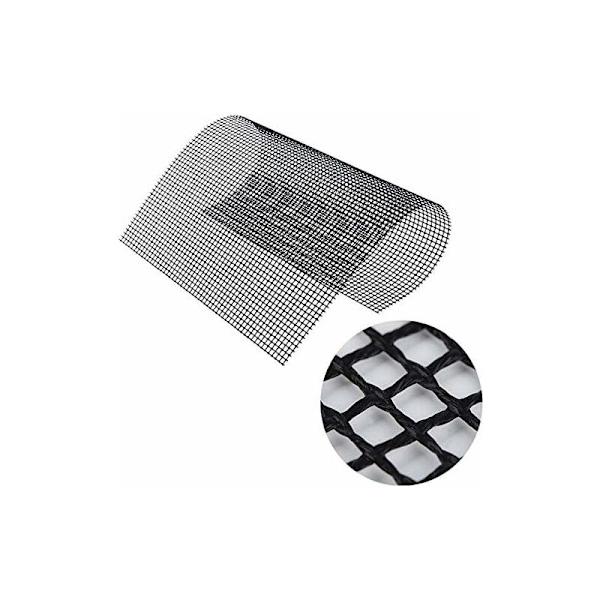 Grillmattor, grillmattor, återanvändbara grillmattor, svart, 42x36 cm (4 st)