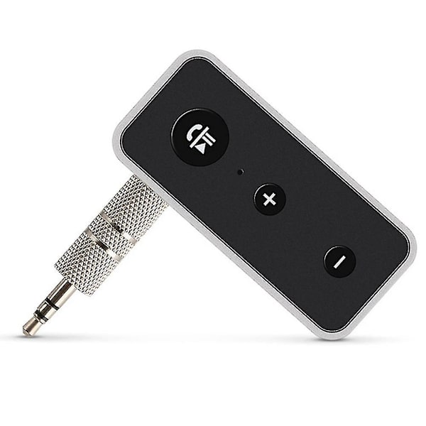 Bluetooth 5.0 Aux-adapter, mottagare för ljudbilsats, bärbar trådlös ljudadapter 3,5 mm