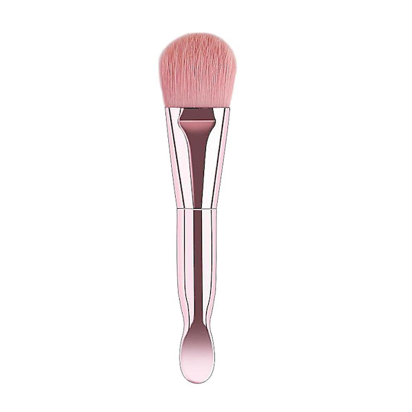 Dubbelsidig konstgjord fibermaskborste skönhetsverktyg för ansikte smetad lera rosa hår roséguld（Rosa hår roséguld)