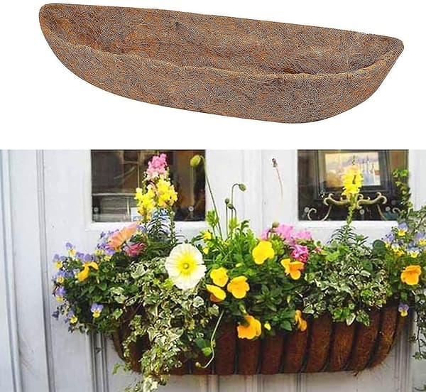 3-pack Coco Liner, väggkorg planter liner, Coco Liner Roll Hanging