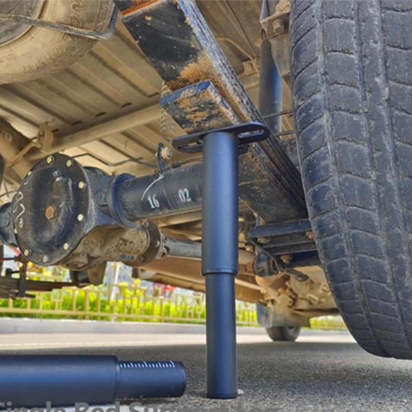 Sengestøtteben: Justerbare Heavy Duty Metalmøbelben til bord, sofa, bordplade, seng, skab, skrivebord, 1 stk. 18cm-33cm (sort)