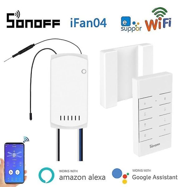 Sonoff Ifan03/ifan04 Wifi Celling Fan Switch Module Smart Fan Light Controller 433mhz Rm433