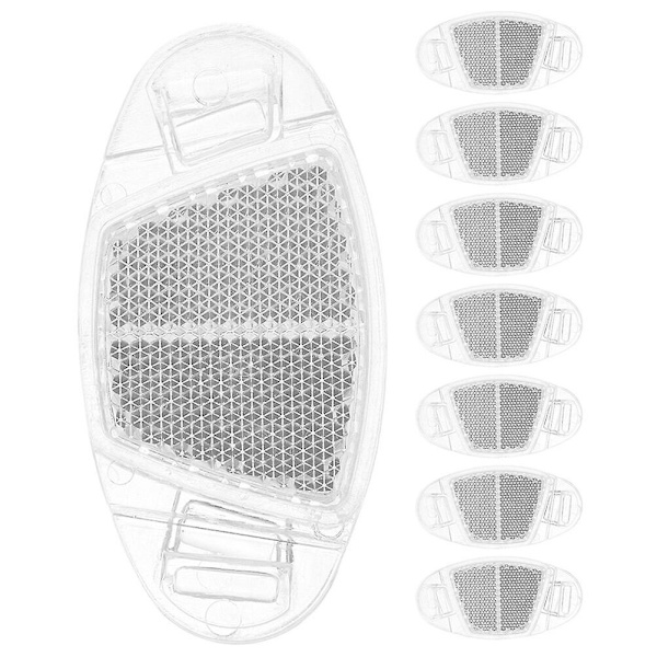 8-pakkaus turvallisuuspyörän heijastavat arkit pyörän heijastavat arkit yöturvallisuusvaroitus heijastavat arkit (7.00X3.50X0.50CM, kuten kuvassa näkyy)
