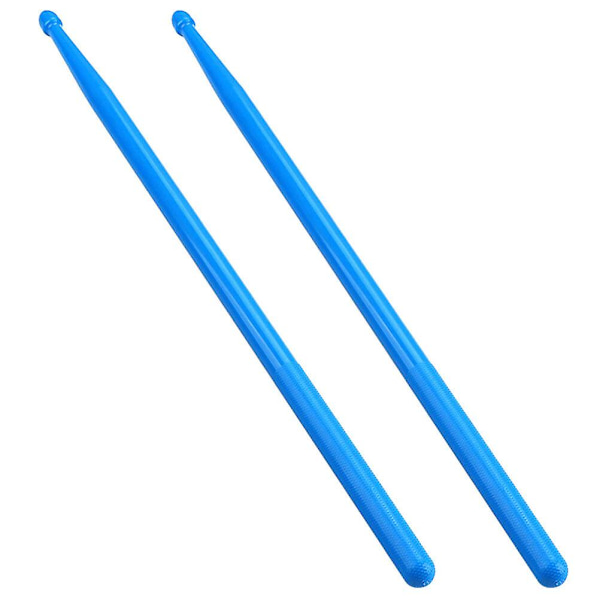 1 par trumslag, nylonslag, långt handtag slagverksinstrument tillbehör (41,5X1,4X1,4CM, himmelsblå)