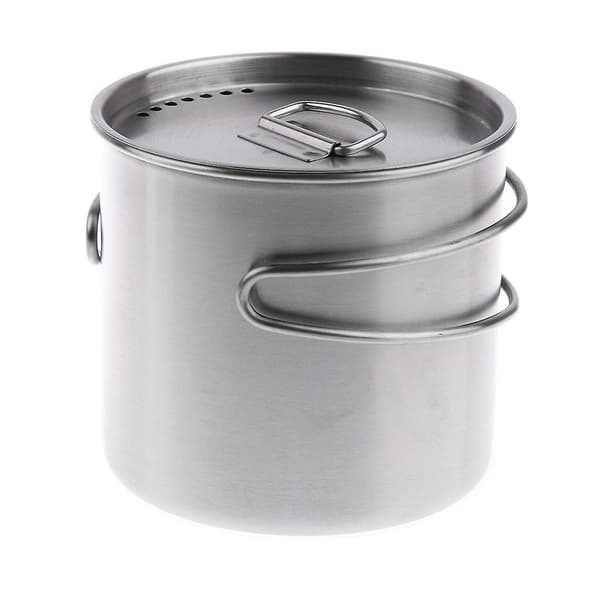 500 ml rostfritt stål vattenmugg med lock (silver)