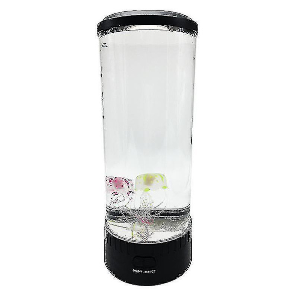 Led Jellyfish Lava Lamp, Usb Elektrisk Stämningsrunda, Med 3 Falska Lysande Maneter
