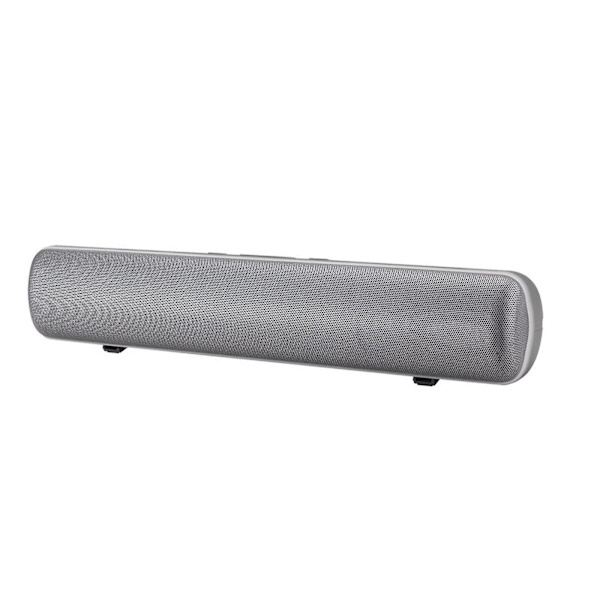 Luminous Bluetooth-högtalare HIFI-ljudkvalitet Dubbelhögtalare Skrivbord Färgglad Liten Ljud Utomhus Mini Subwoofer 20240195（Grå）