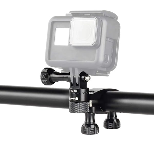 Cykelhållare för cykelstyre 360 graders roterande kamerahållare tillbehör för Gopro Hero SJ4000 & andra actionkameror