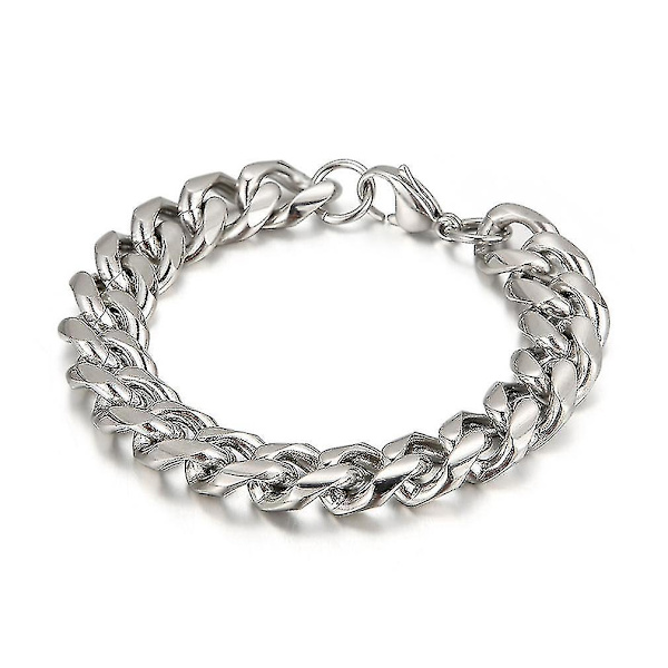 Cubansk kæde 316 rustfrit stål armbånd simpelt design