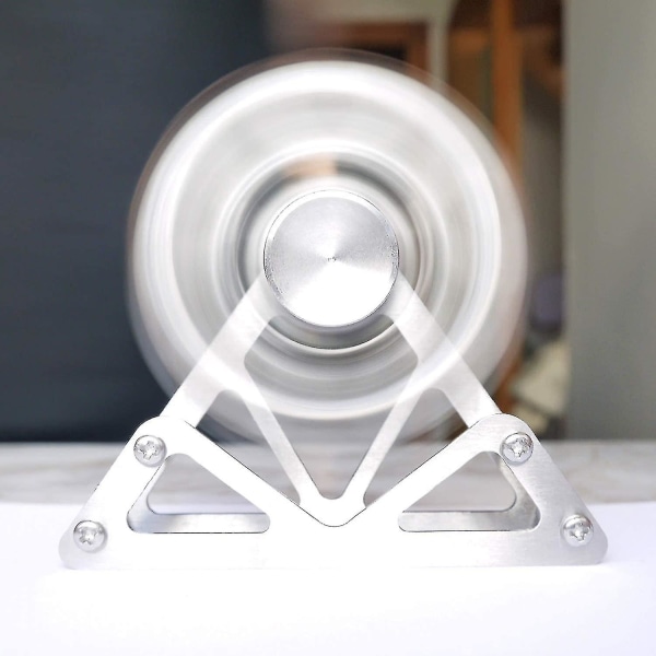 Ferris 2 Pariserhjul Fidget Spinner, Kinetiska Skrivbordsleksaker Snurra Med Stativ