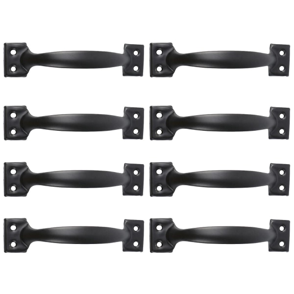 8 stk 6 tommers enkel skuffhåndtak Enkelt og praktisk møbelhåndtak for dørskap Garderobe skuff (14X3,4 cm, som vist på bildet)