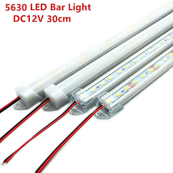 2023 Ny uppgraderad 12V 18W 50CM U Aluminium Shell LED-listfältljus för skåp（Vit）