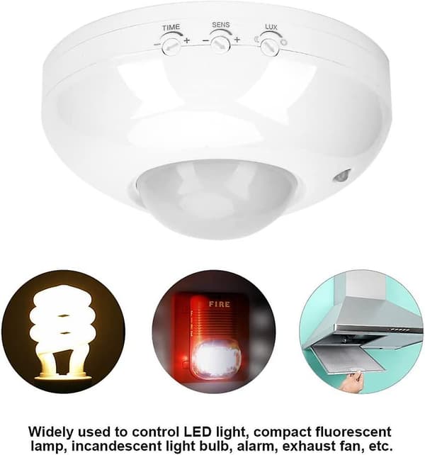 Led loftslampe bevægelsessensor, Led sensorlys bevægelsessensor 360 grader