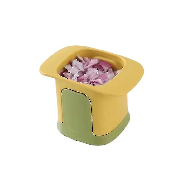 Multifunktionell grönsaksskärare Ny hemhandtrycksgrönsaksskärare Skär potatis och rädisa Tärningsskärare för kök