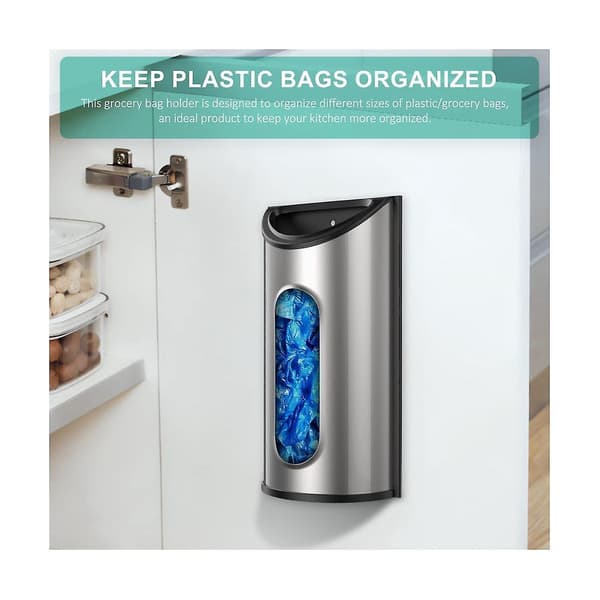 Plastpåsehållare för matkassar, hållare för plastpåsar, sopsäckshållare