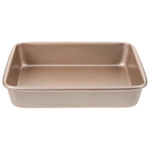 Rektangulær bakepanne rektangulær kake kjeks bakeform gjenbrukbar bakepanne (22.00X17.00X4.50CM, som vist på bildet)