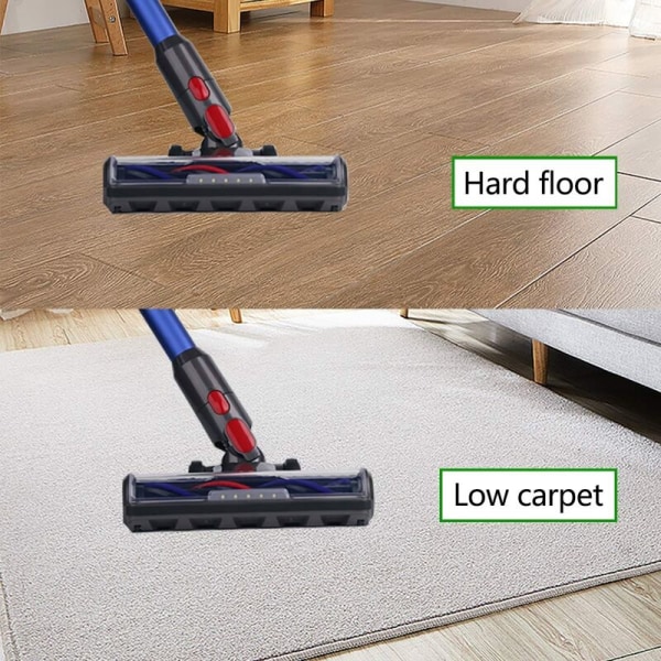 Borstar Kompatibla med Dyson V10 V8 V7 V11 V15 Dammsugare Tillbehör Dammsugare Huvud med 5 Lampor För Hårda Golv och Mattor