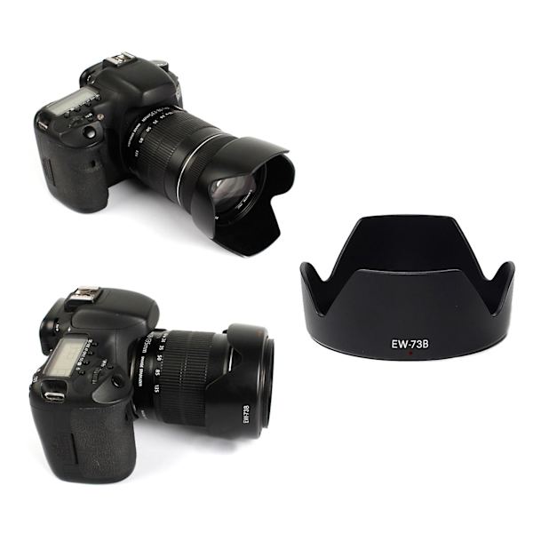 67mm Objektivsolfångare Solskydd för Ef-s 18-135mm F/3.5-5.6 Is Objektiv Ew 73b Reparation