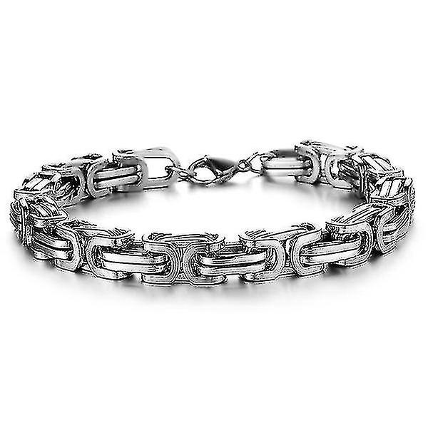 Nytt mode 23cm längd rostfritt stål herr armband T Ium armband W