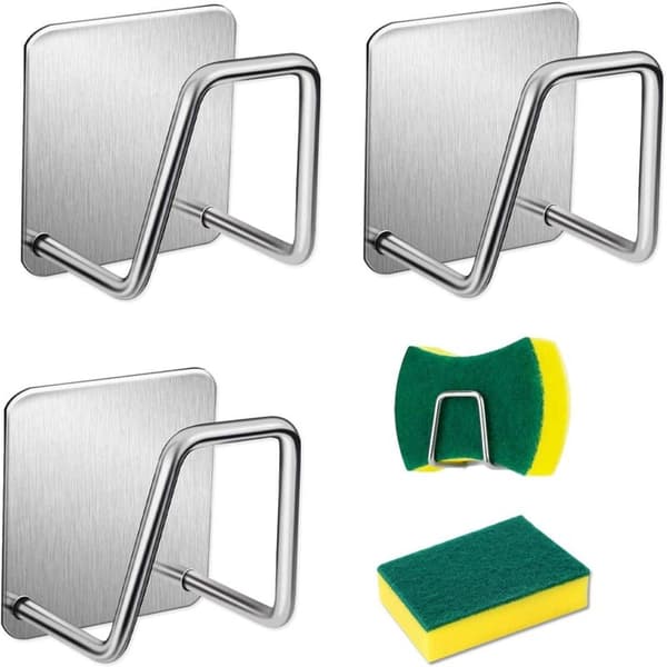 Kökssvampshållare med självhäftande (3-pack)