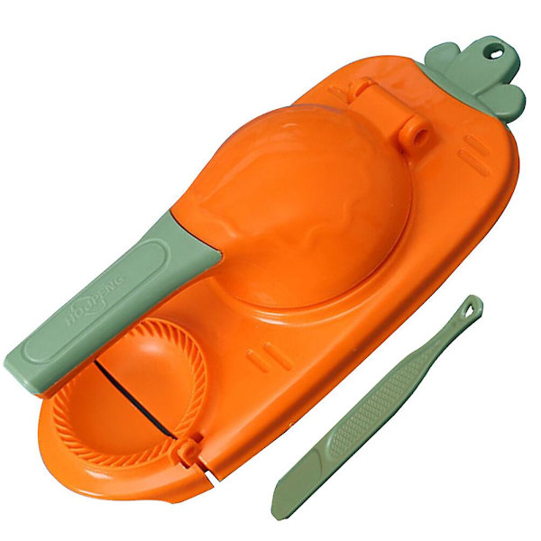 1 sarja nyyttipuristin kotitalouden nyytti kone kaksi-yhdessä nyytti kone (27.5X12X8CM, oranssi)