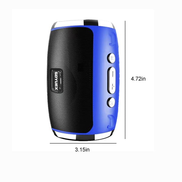 Ny intelligent röst Bluetooth-ljud bärbar subwoofer trådlös Bluetooth-högtalare-S Internet Hifi Stereo stöder-kort och U-disk uppspelning（Blå）