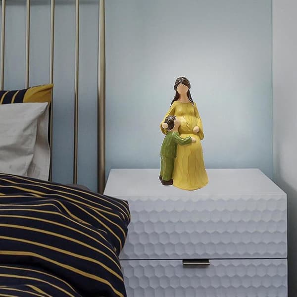 Modern heminredning Mor och barn staty (Mor och barn skulptur)