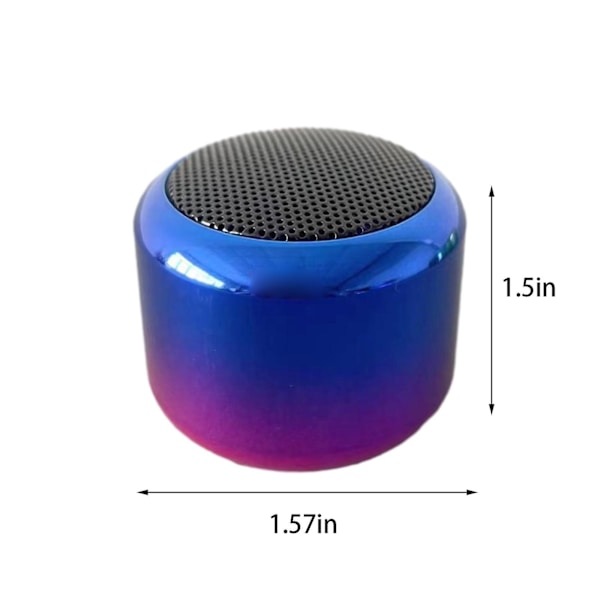 Ny A13 Färgglad Bluetooth-högtalare Trådlös Mini Kanoner Hög Volym Hemma Utomhus Bärbar Kreativ Ljud 20240148（Lila）