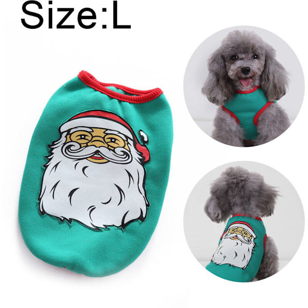 Hundkostym Husdjur Julkläder Katt Hund Julkläder Outfits (L)