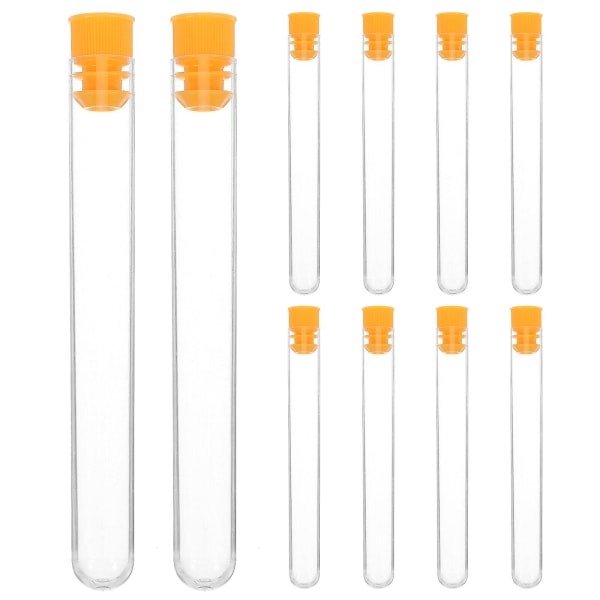 10 STK gennemsigtige korssting nålerør Synåle dispenser Opbevaringsboks Farverig plastopbevaringsflaske (65# som vist på billedet)