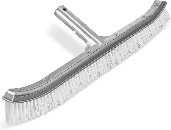 Poolborste, 46 cm simbassängsborste poolrengörare aluminium poolborste