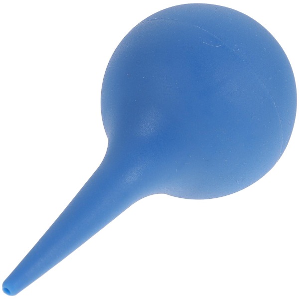 Blåspump dammsamlare gummi öron sug boll öron rengöring kläm boll laboratorieverktyg (blå) (12.00X6.00X6.00CM, blå)