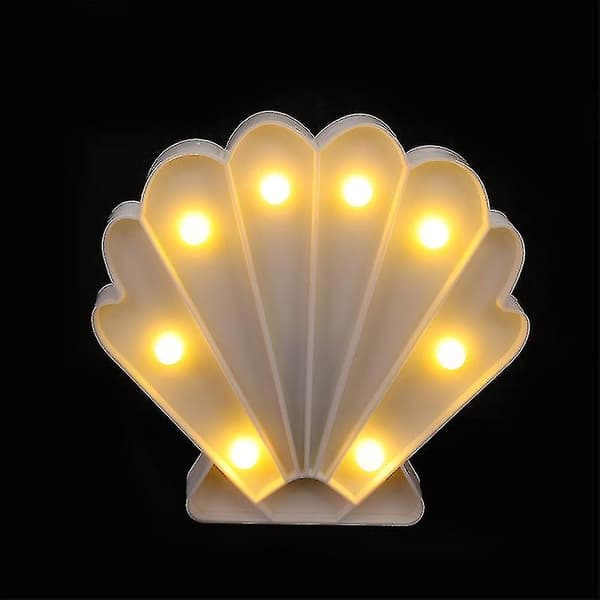 Den nye 1stk Seashell natlampe